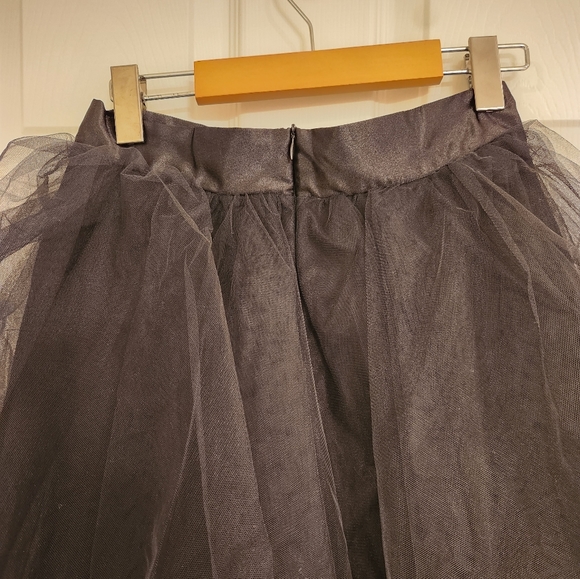 Black 22" Tulle Skirt - Picture 4 of 6